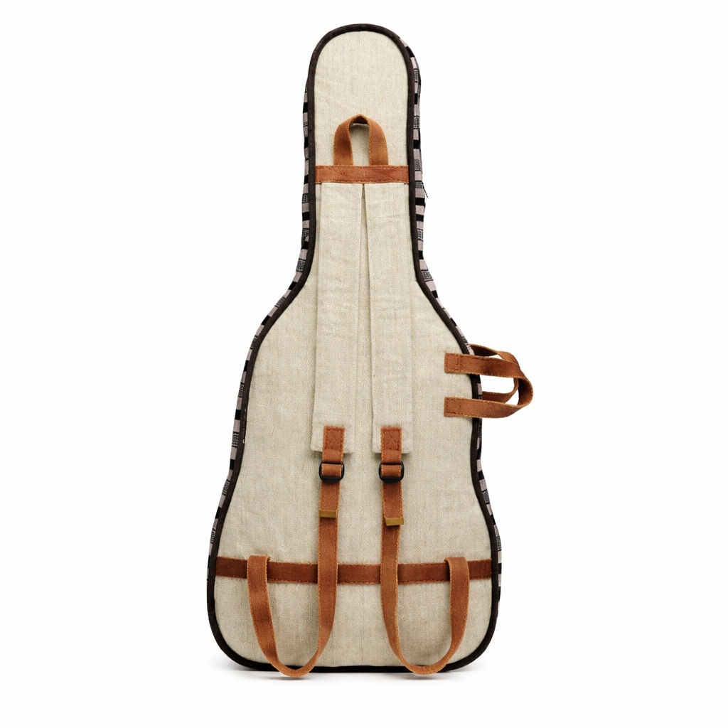 Grey Unisex Padded Guitar Bag for Musicians
